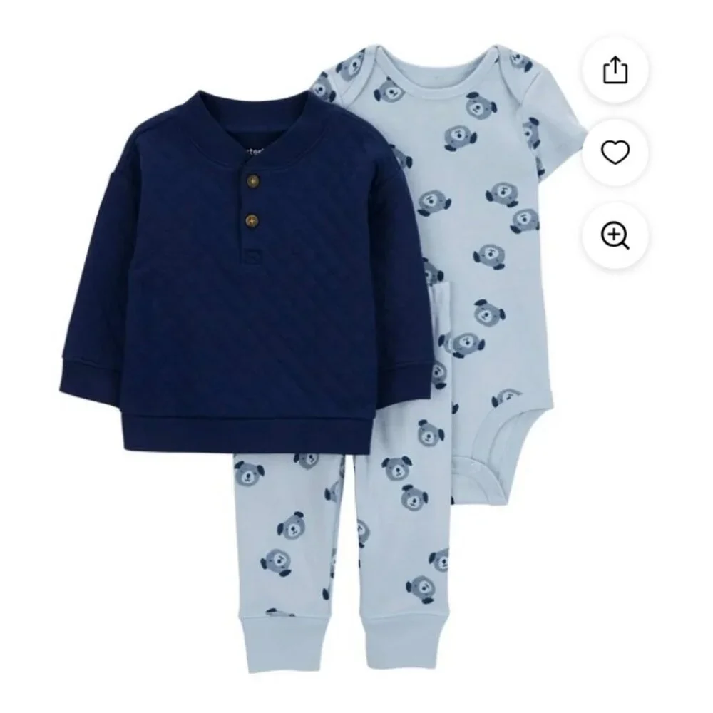 Carter's Child of Mine Baby Boy Outfit Set